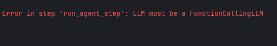 When you use DeepSeek-R1 in FunctionAgent, it will throw an error.